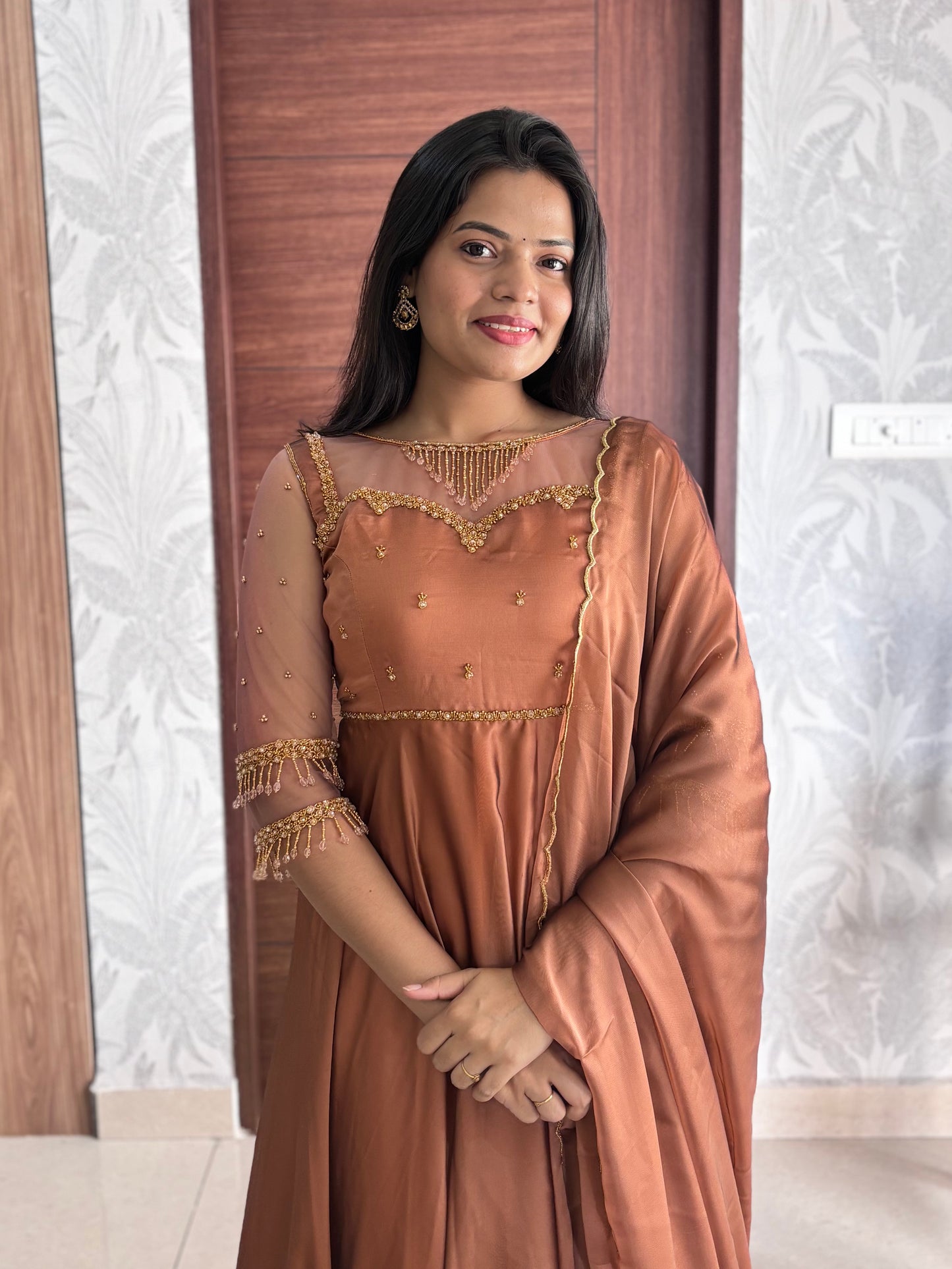 Amrita - Floor length Anarkali and Duppata