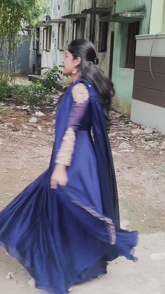 Preethi floor length anarkali and duppata, creator review video